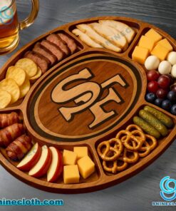 San Francisco 49ers Wooden Charcuterie Board Iljg8Bn