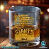 San Francisco Giants American Flag City Skyline Personalized Whiskey Glass-b MnQ3LGO