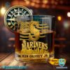 Seattle Mariners American Flag City Skyline Personalized Whiskey Glass Cxm5Dvb