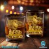 Seattle Mariners American Flag City Skyline Personalized Whiskey Glass-b ELXSxgq