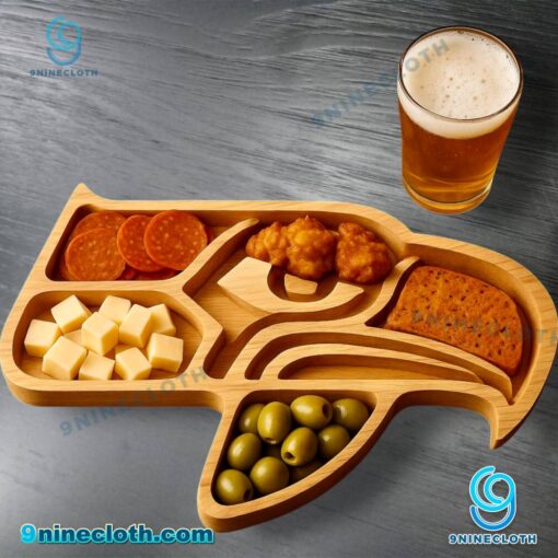 Seattle Seahawks Wooden Charcuterie Board 1zcomrT