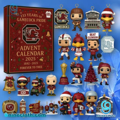 South Carolina Gamecocks 133 Years Of Gamecock Pride Advent Calendar 2025 XuDT7IU