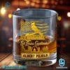 St Louis Cardinals American Flag City Skyline Personalized Whiskey Glass-a hPSvfz3