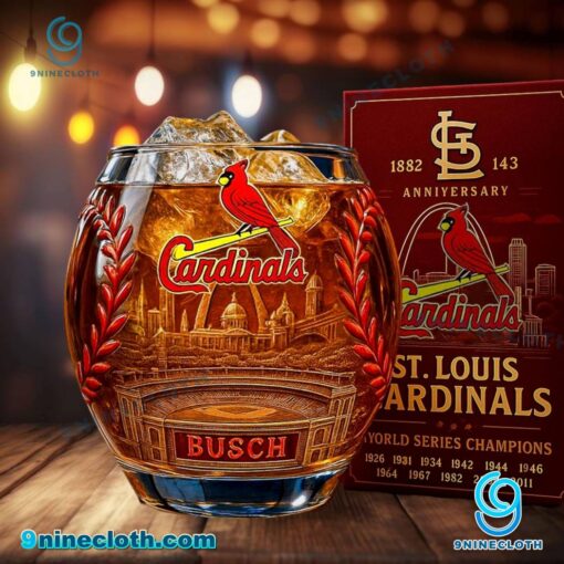 St. Louis Cardinals 143rd Anniversary Whiskey Glass 7nHTwQc