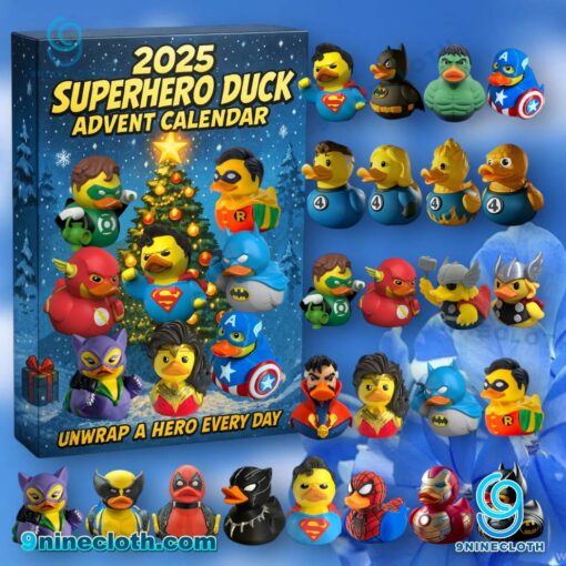 Superhero Duck Advent Calendar 2025 6T4IQCF