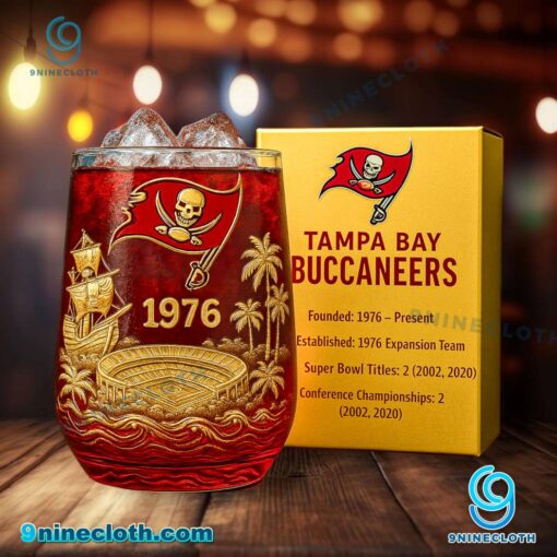 Tampa Bay Buccaneers 1976 Whiskey Glass qcHF98h