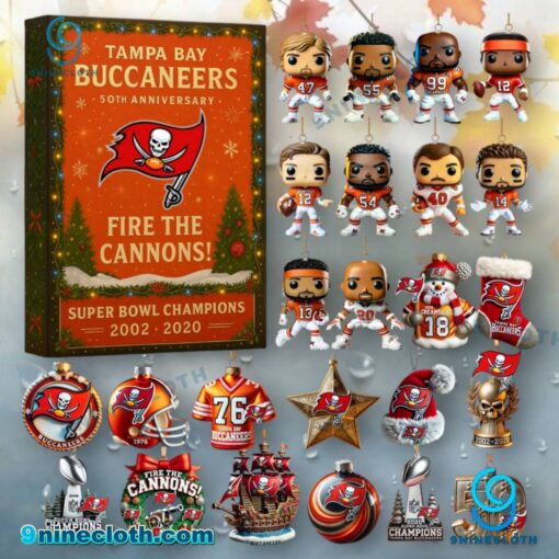 Tampa Bay Buccaneers 50th Anniversary Advent Calendar 2025 gJjHR4r