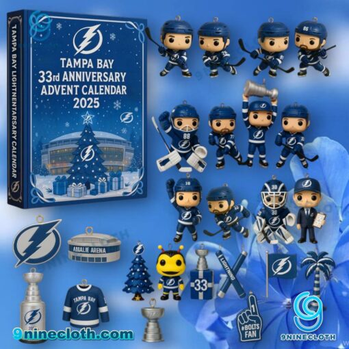Tampa Bay Lightning 33rd Anniversary Advent Calendar 2025 7PUdLv4