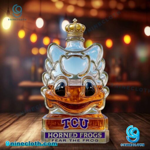 Tcu Horned Frogs Mascot Whiskey Bottle 8gbNxsQ