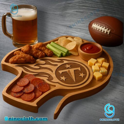 Tennessee Titans Wooden Charcuterie Board 0kpZsCB