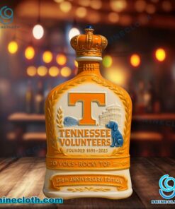 Tennessee Volunteers 134th Anniversary 1891-2025 Whiskey Bottle qDV6BOH