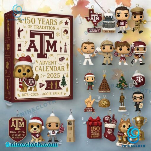 Texas A&M Aggies 150 Years Advent Calendar 2025 amhE7vX