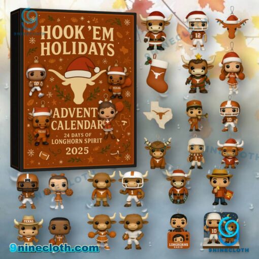 Texas Longhorns Hook 'em Holidays Advent Calendar 2025 ZJz3qEV