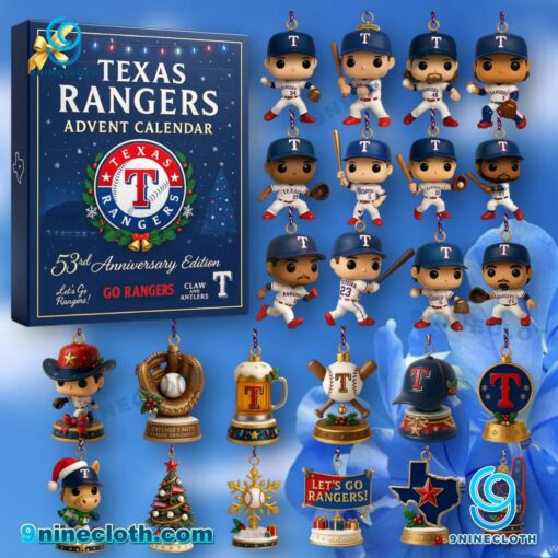 Texas Rangers 53rd Anniversary Advent Calendar 2025 ecd4EFX