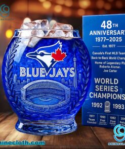 Toronto Blue Jays 48th Anniversary Stadium Whiskey Glass 8CFNsYk