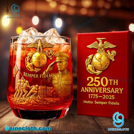 USMC Semper Fidelis Whiskey Glass yYoXSf2