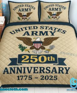 United States Army 250th Anniversary Bedding Set VkfwAZW
