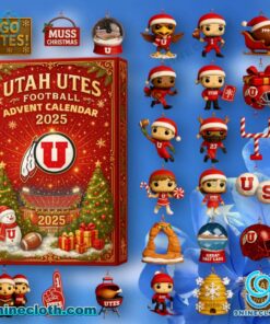 Utah Utes Football Advent Calendar 2025 PU9D2s3