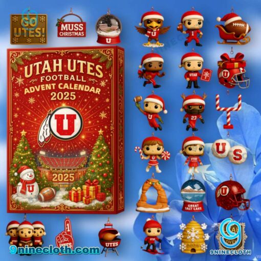 Utah Utes Football Advent Calendar 2025 PU9D2s3