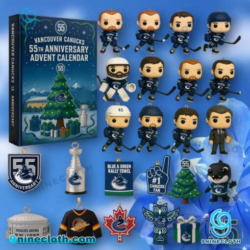 Vancouver Canucks 55th Anniversary Advent Calendar 2025 Fm4u578