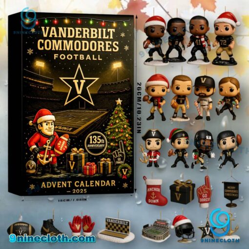 Vanderbilt Commodores 135th Anniversary Advent Calendar 2025 8P5wWyV