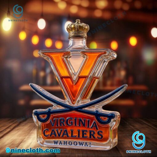 Virginia Cavaliers Wahoowa Whiskey Bottle TmorPn0