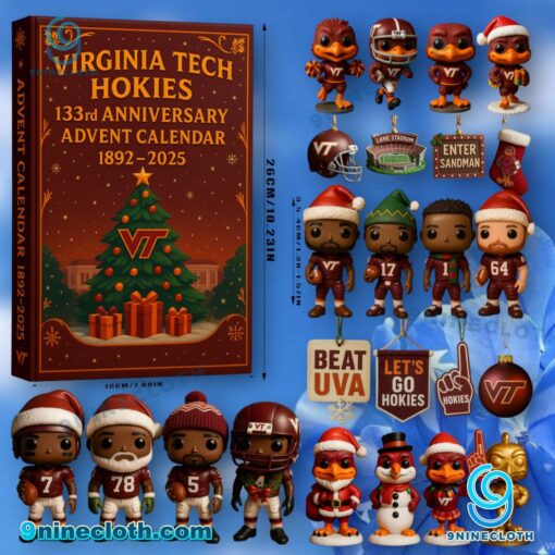 Virginia Tech Hokies 133rd Anniversary Advent Calendar 2025 dCuqacP
