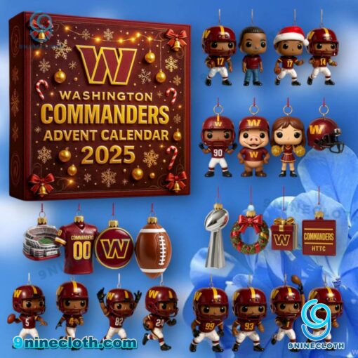 Washington Commanders Advent Calendar 2025 YbVvJ9p