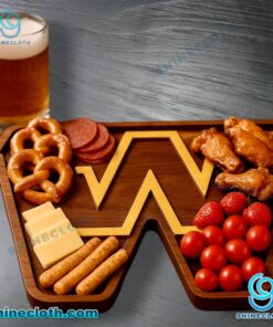 Washington Commanders Wooden Charcuterie Board CyT71Le