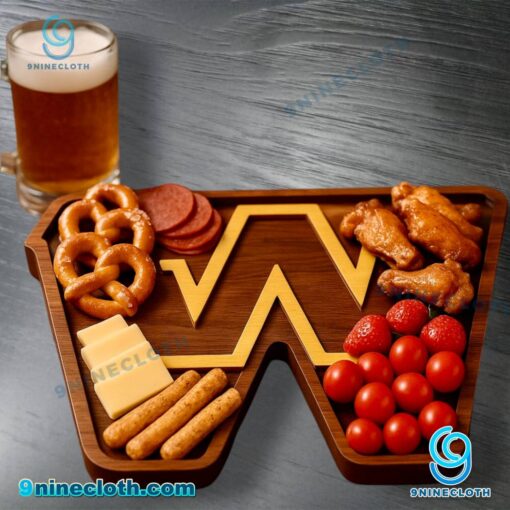 Washington Commanders Wooden Charcuterie Board CyT71Le