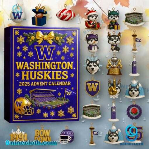 Washington Huskies Advent Calendar 2025 bNo5aRB