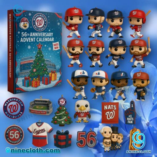 Washington Nationals 56th Anniversary Advent Calendar 2025 qYQofnG