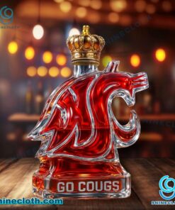 Washington State Cougars Go Cougs Whiskey Bottle 6OvgZim