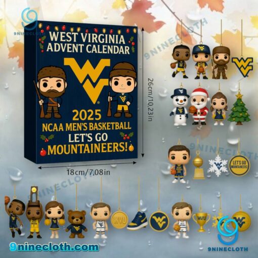 West Virginia Mountaineers Advent Calendar 2025 IuP3kOC
