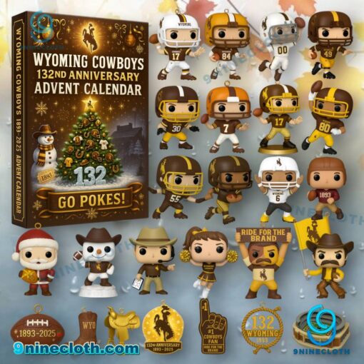 Wyoming Cowboys 132nd Anniversary Advent Calendar 2025 0pWEyIj