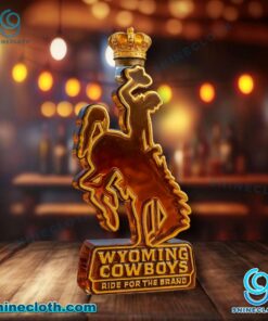 Wyoming Cowboys Ride For The Brand Whiskey Bottle UjVBSlN