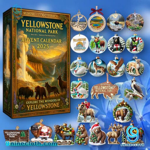 Yellowstone National Park Advent Calendar 2025 tzJmZLP