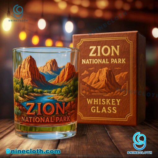 Zion National Park Whiskey Glass iGf9QXq