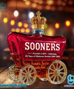 130 Years Of Oklahoma Football 1895-2025 Whiskey Bottle Vi3MZTB