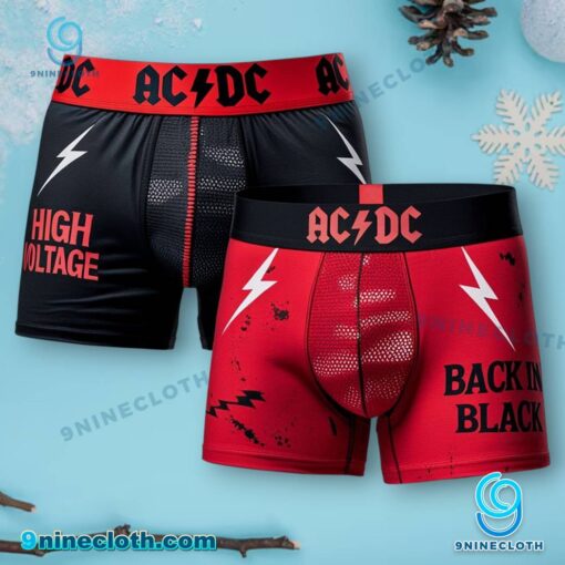 ACDC Black In Black High Voltage Men Boxer Briefs cikM5nQ