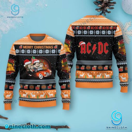 ACDC Route 666 Christmas Sweater zgnNdhi