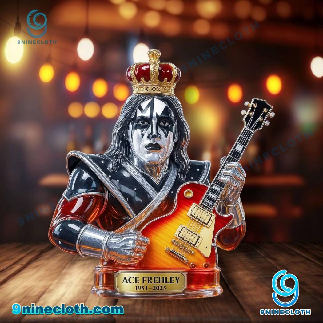 Ace Frehley 1951-2025 In Memory Whiskey Bottle K8dUBtY