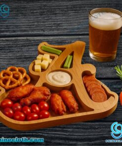 Alabama Crimson Tide NCAA Wooden Charcuterie Board thV4YN2