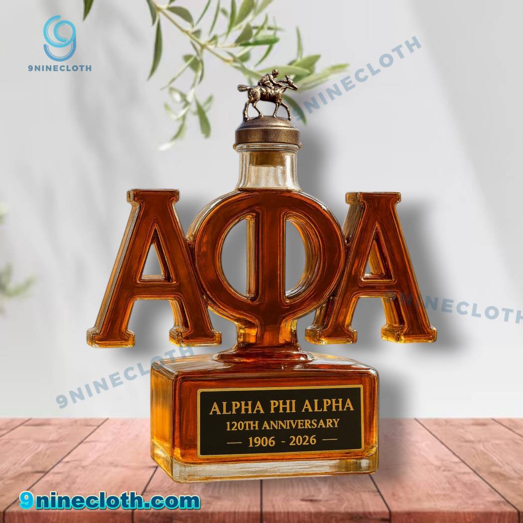 Alpha Phi Alpha 120th Anniversary 1906-2026 Whiskey Bottle-a yndUVQk
