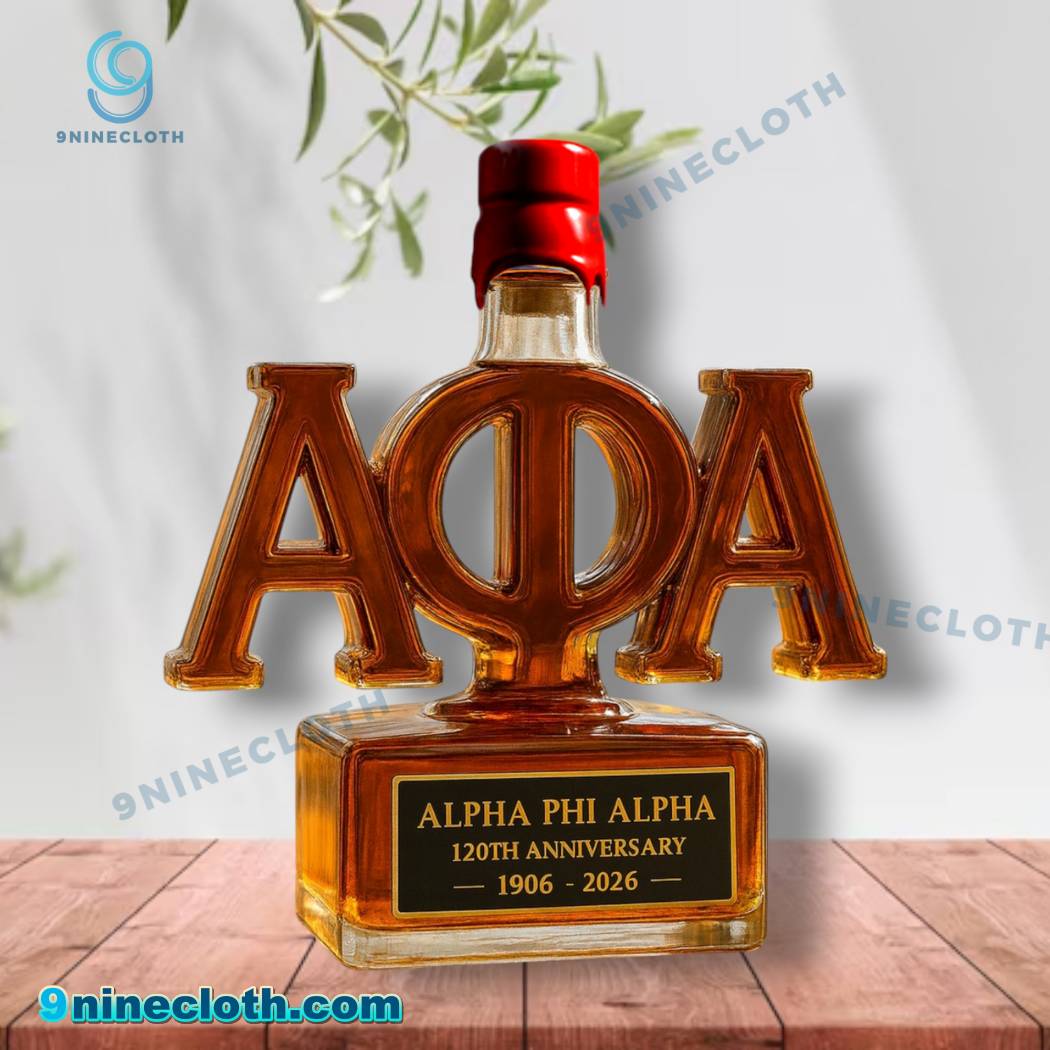 Alpha Phi Alpha 120th Anniversary 1906-2026 Whiskey Bottle-b t0j1Qc4