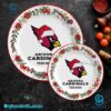 Arizona Cardinals Christmas Personalized Ceramic Plate-a vMhfOoZ