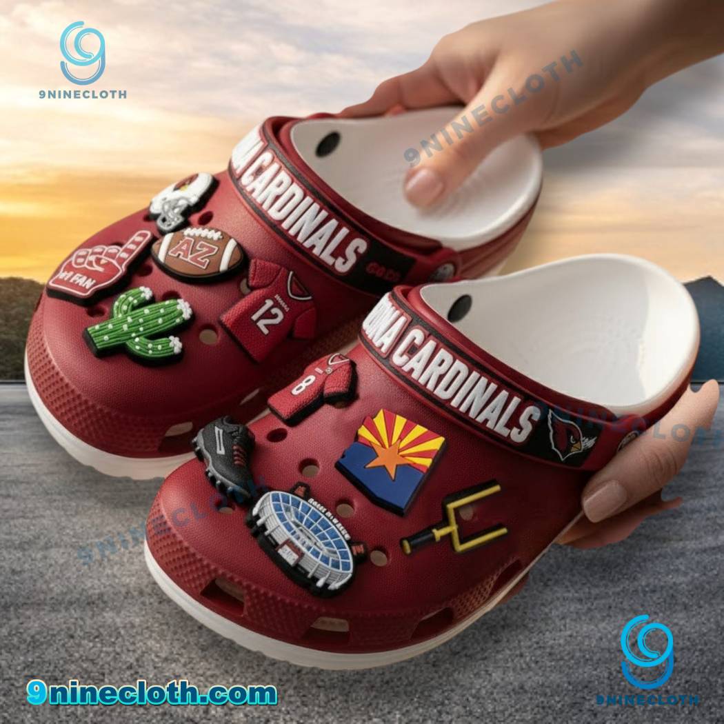 Arizona Cardinals Crocs With Charms-b 0RcpL58