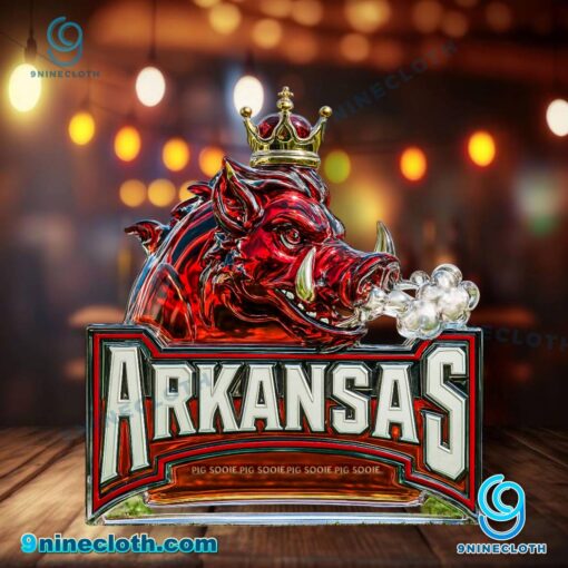 Arkansas Razorbacks Pig Sooie Whiskey Bottle 9pTZLb1