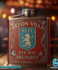 Aston Villa Football Club Hip Flask Stainless Steel Whiskey Bottle lvXzCxt