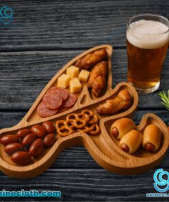 Atlanta Braves MLB Wooden Charcuterie Board no5N9PW